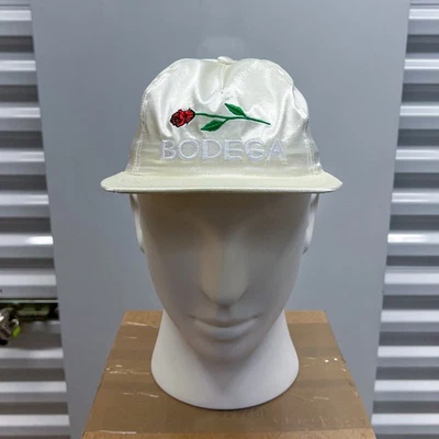 Bodega Boston Embroidered Satin Rose Logo Adjustable Hat - EXCELLENT CONDITION - Изображение 1 из 4