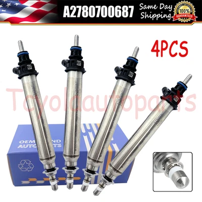 Inyectores de combustible 4 piezas para Mercedes Benz A2780700687 0261500065 A2760704095 2012-22 Foto 1 de 4