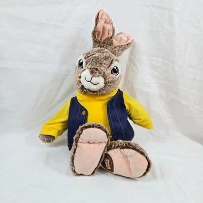 Dan Dee Peter Rabbit Yellow Shirt Blue Vest 20" Plush Toy 2023 Movie Collectible - Image 1 of 4