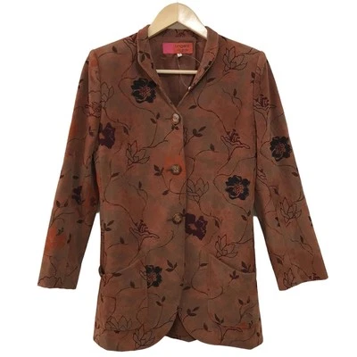 Auténtico abrigo para mujer Ungaro - marrón oscuro marrón negro Foto 1 de 4