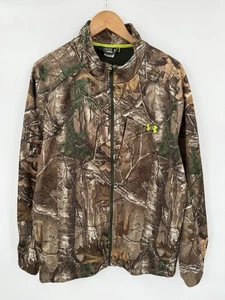 Under Armour Jacket Mens XXL Scent Control Camo Hunting Full Zip Fleece Lined - Picture 1 of 7