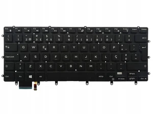 KLAWIATURA DELL XPS 15 9550 9560 5510 5520 7558 7568 PODŚWIETLANA ORYGINALNA PORTUGALSKA - Zdjęcie 1 z 2