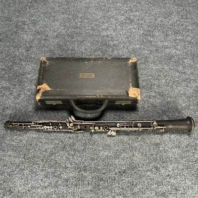 Oboe vintage Selmer estilo conservatorio años 30-40 París Francia mediados de siglo Foto 1 de 4