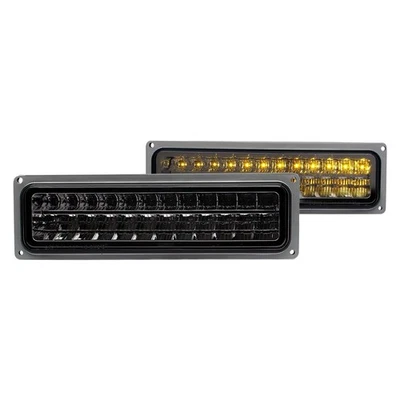 For GMC C2500 Suburban 1992-1998 Anzo Black Smoke LED Turn Signal/Parking Lights - Image 1 of 3