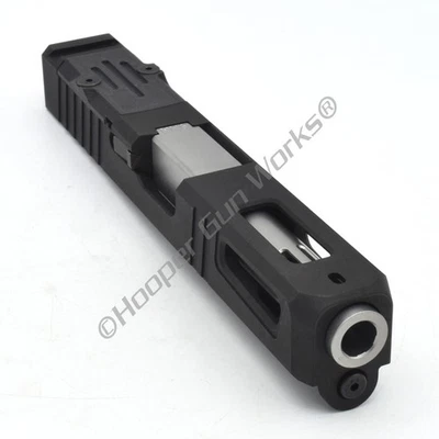 HOOPER GUN WORKS HGW Complete Upper for Glock 19 Black BMT RMR Slide Ported Stainless Barrel