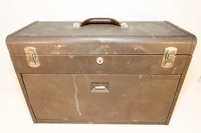 Vintage Kennedy Kits 520 Machinist Toolbox 7 Drawer No Key - Image 1 of 4