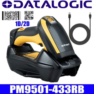 Datalogic PM9501-433RB Handheld 2D Wireless Barcode Scanner USB Kit With Cradle - Picture 1 of 3