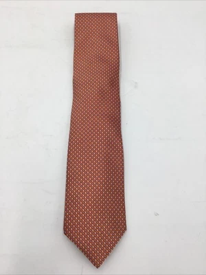 David Donahue 橙色 Geo 经典领带-OS — 第 1/2 张图片