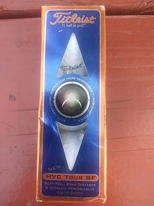 Titleist New HVC Tour SF Golf Balls 3 Ball Pack Long Distance - Picture 1 of 4