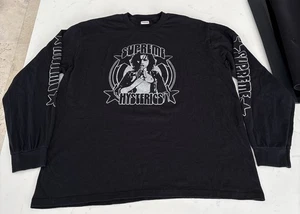 Supreme Hysteric Glamour Black Silver Long-Sleeve Tee Size XL - Picture 1 of 11