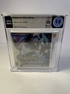 Pokémon Ultra Luna Nintendo 3DS - Grado WATA Perfetto 10 A++ Sigillato Edizione USA - Foto 1 di 8