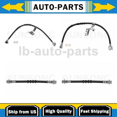 Manguera de freno delantera trasera 4x para Chrysler Town & Country 1994-1995 Foto 1 de 4