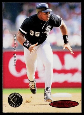 Frank Thomas 1995 SP Championship Chicago White Sox MLB Card no.140 - Image 1 of 2