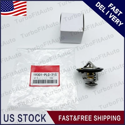 19301PLC315 New For Honda Engine Thermostat w/ Gasket 2001-2005 Honda Civic Foto 1 de 4