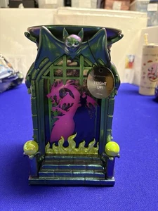 Bath & Body Works MALEFICENT Shadowbox Standfuß Kerzenhalter Disney Villains - Bild 1 von 7
