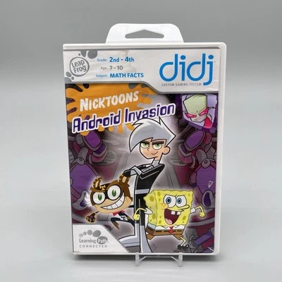 Leap Frog Didj Nicktoons Android Invasion Math Facts Grade 2-4 Age 7-10 - Image 1 of 3