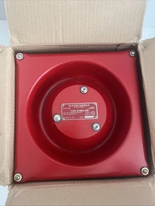 Klaxon Signals Limited Sounder KN1624 Syrex 9M 13W 24V DC Hz Made in England Nuovo con scatola - Foto 1 di 16