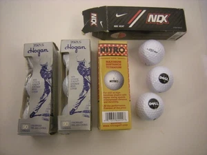 NUEVAS 6 pelotas de golf vintage Hogan 392LS 90 compresión litio Surlyn + 6 bonificaciones - Imagen 1 de 2