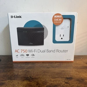 D-Link AC750 Wi-Fi Dual Band Router Model: DKT-201L Brand New ~ Factory Sealed! - Picture 1 of 3