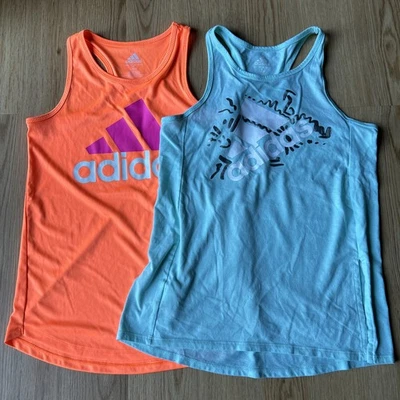 Adidas Big Girls 2 Pc. Sleeveless T Shirt M - Image 1 of 2