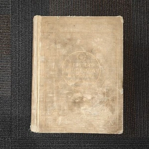 Vintage 1952 Webster's New International Dictionary 2nd Edition Unabridged - Picture 1 of 10