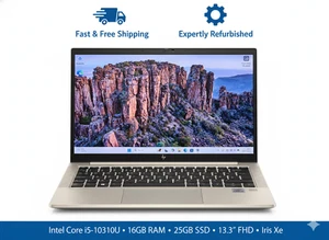 HP EliteBook 830 G7 FHD i5-10310U 1.70GHz 16GB Ram 256GB SSD Windows 11 Laptop - Picture 1 of 9