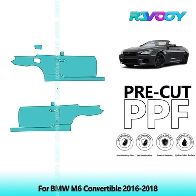 Kit PPF de protección de pintura precortada para BMW M6 convertible 2016-2018 Foto 1 de 4