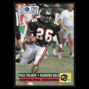 Paul Palmer #38 1991 Pro Set WLAF Barcelona Dragons Football Card NFL NM - Picture 1 of 3