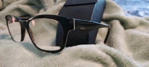 PRADA VPR 24R Cat Eye Havana Brown Tortoise Eyeglasses Glasses Frames Italy ๐ - Picture 1 of 9