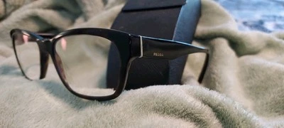 普拉达 VPR 24R 猫眼哈瓦那棕色龟眼镜框意大利 😎  — 第 1/4 张图片