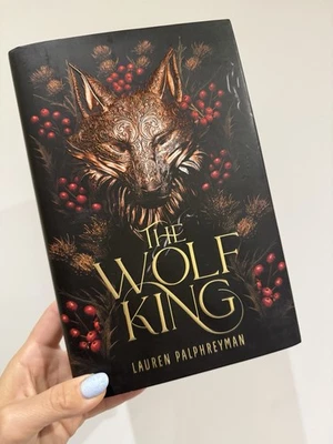 Lauren Palphreyman the Wolf King: A Fantasy Romance Exclusive Sprayed Edges HB - Image 1 of 4