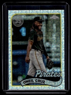 2024 Topps Update 1989 Baseball Chrome Silver Packs Oneil Cruz Pittsburgh - Image 1 of 2
