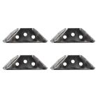 Ensure Stability With Stainless Steel Angle Brackets Set Of 4 For Solid Support