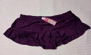 Women's Plus Xhilaration Purple Bathing Suit Swim Skirt Swimwear Piece Size 1 - Picture 1 of 16