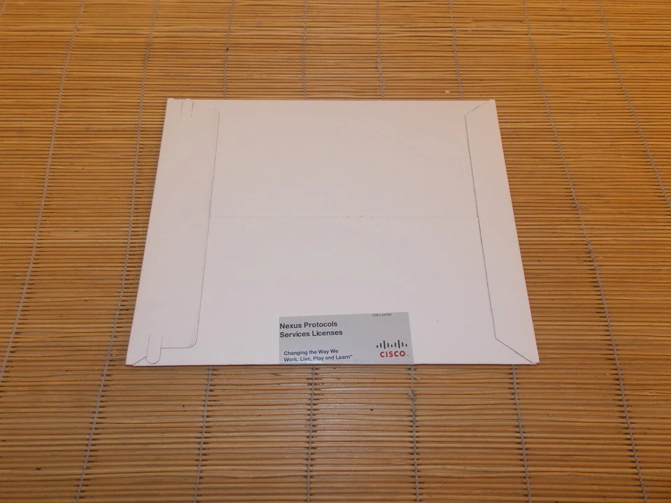 NEW Cisco N3K-LAN1K9 Layer 3 Enterprise Services Package License Paper RTU NEU  - Bild 1 von 1