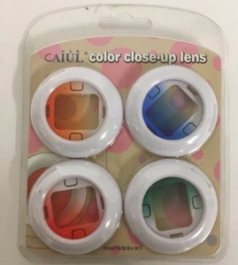 NEW Caiul Color Filter Close Up Lens- Mini 7s/8/8+/KT Camera- 4 Colors - Picture 1 of 2