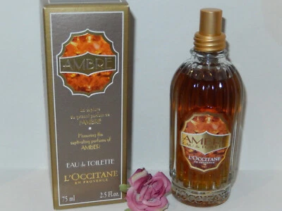 L'OCCITANE AMBER AMBRE EAU DE TOILETTE EDT SPRAY 2,5 FL OZ/75 ML NUEVO EN CAJA DIFÍCIL DE ENCONTRAR RARO Foto 1 de 3