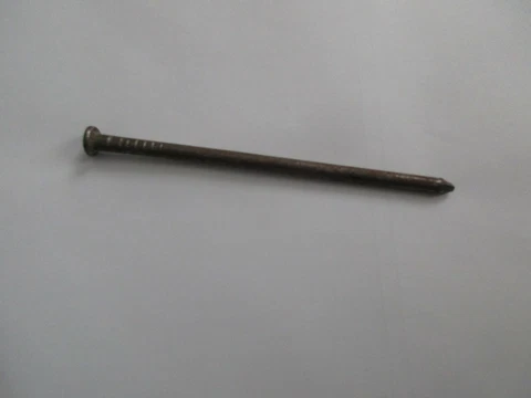 Vintage 6 inch round NAIL Spike - Barn Cover