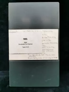 Sundance Film Festival Betacam SP 1998 Rare Video Footage Untested - Foto 1 di 3