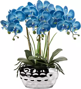 44CM Künstliche Orchideen Phalaenopsis Kunstblumen Wie Echt Dekorative Orchidee - Bild 1 von 12