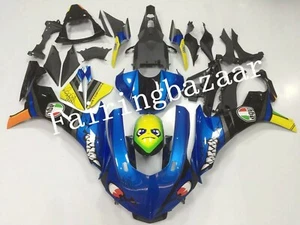Fit for 2015-17 YZF R1 Rossi Misano Shark Blue Yellow ABS Injection Fairing Kit - Picture 1 of 9