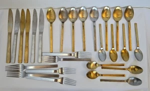 Lot 28 TOWLE Living Collection 18/0 Utensils Spoons Forks Knives - Picture 1 of 24