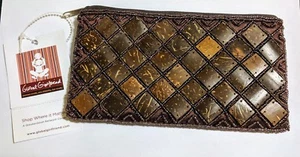 NEU FAIR TRADE Kokosnussschale Beutel Geldbörse Kosmetik Make-up Reisetasche umweltfreundlich - Bild 1 von 4