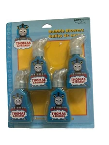 THOMAS & FRIENDS PARTY EXPRESS HALLMARK BUBBLE BLOWERS 4 PER PACK - Picture 1 of 3