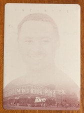 Mookie BETTS 2017 Topps Bunt Magenta Printing Plate #I-MB 1/1 Red Sox Dodgers🔥