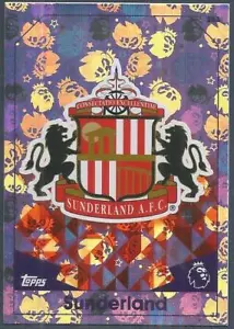 TOPPS MATCH ATTAX 2016-17- #253-SUNDERLAND TEAM BADGE-SILVER FOIL - Picture 1 of 1