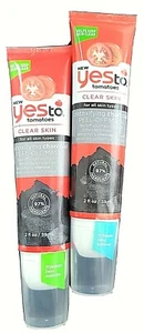 2x Yes To Tomatoes Clear Skin Detoxifying Charcoal Peel-Off Mask 2 fl oz  - Picture 1 of 3