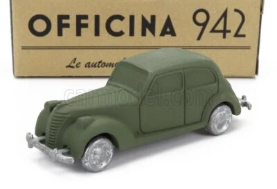 MODELLINO AUTO STATICO OFFICINA 942 FIAT 1500C 1939 MILITARY VERDE SCALA 1/76 - Immagine 1 di 4