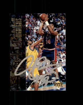 Alonzo Mourning Signed 1994-95 Upper Deck #179 IPA In Person Autograph - Image 1 of 2