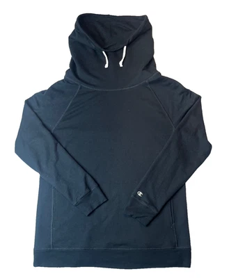Champion Cowl Neck Sweatshirt Black Women's Large funnel neck - Image 1 of 4